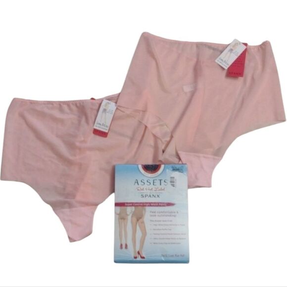 Lot of 3 Spanx Underwear 1 Super Control High-Waist Shapewear 2 gloss pink 3X - Picture 1 of 10
